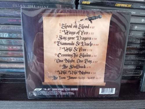Imagen 2 de 4 de Running Wild - Blood On Blood - Cd 2021 - Importado Alemania