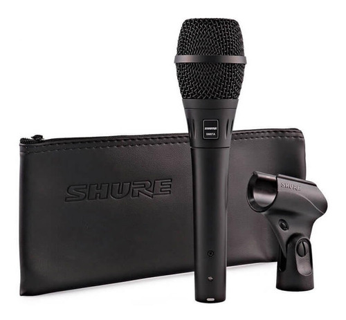 Microfone vocal Shure SM87a preto