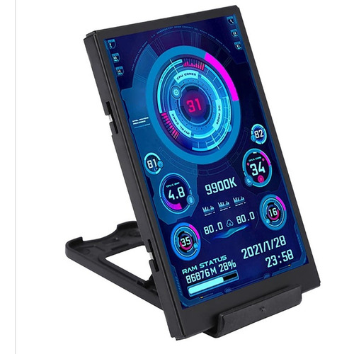 Imagen 10 de 10 de Mini Monitor Usb Ips Con Pantalla De Visualización Completa