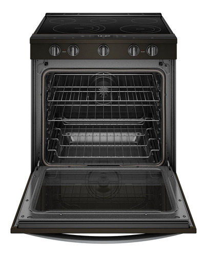 Estufa Whirlpool Smart Appliance Al Piso 30 Negro Wee750h0h