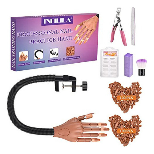 Mano De Práctica Para Uñas Acrílicas, Mano De Práctica D