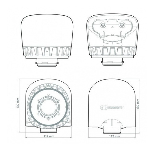 Adaptador Twistport Rf Elements Para Ubiquiti Rocket M5