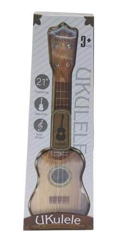 Ukelele Guitarra Infantil Juguete Diseño Retro Con Correa Ed
