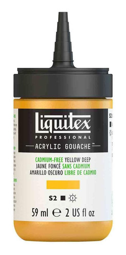 Tinta Guache Acrílica Liquitex 891 Cad Free Yellow Deep 59ml