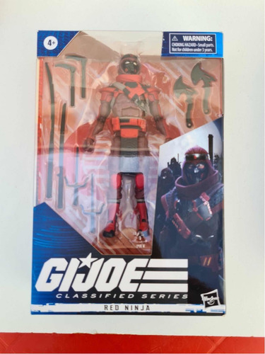 Gi Joe Classified 3pack: Cobra Commander, Gung Ho, Red Ninja (Usado)