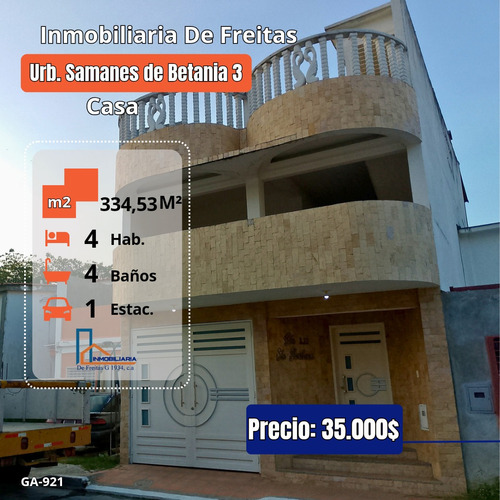 Casa En Venta En Samanes De Betania Iii Autopista Charallave- Ocumare