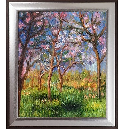 Overart Springtime De Claude Monet Enmarcado Pintado A Mano 