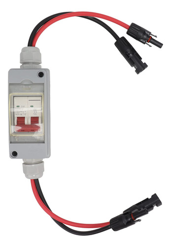 Disyuntor Miniatura Mcb 2p Dc 500v 32a Interruptor Solar Red