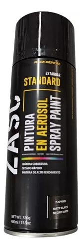 Pintura Spray Negro Mate Gs