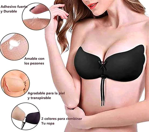 Bra Brasier Strapless Push Up Invisible Sin Tirante