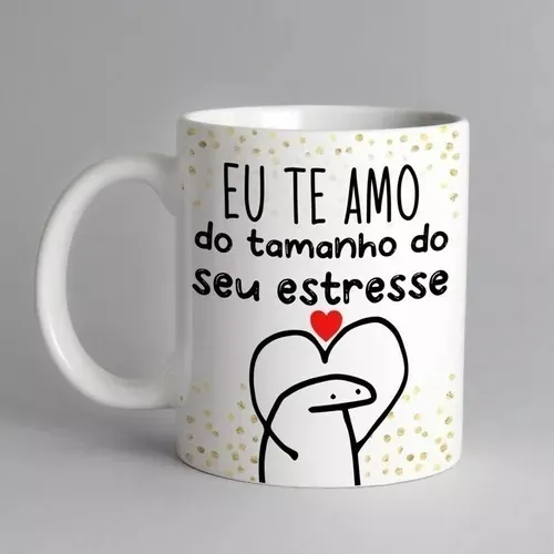 Caneca Flork Mano do Céu Boneco de Palito Meme Giria de SP