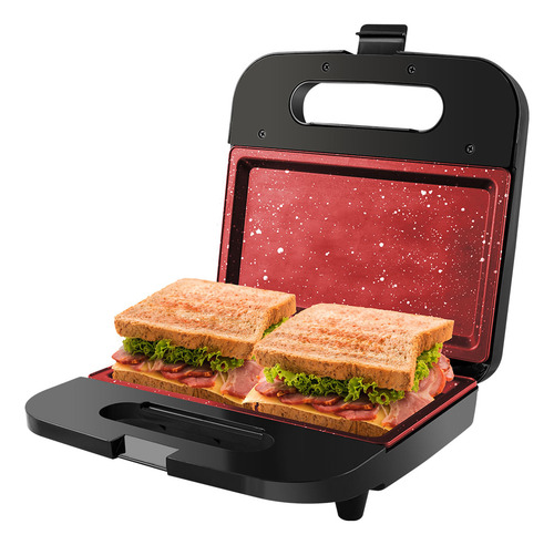 Sanduicheira Lancheira E Grill Britânia Bgr16 2 Em 1 Redstone 750w 220v Grelha Tosta Não Gruda Antiaderente