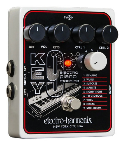 Pedal Electro Harmonix Key9 Ny Usa C/ Nf-e & Garantia