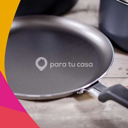 Imagen 6 de 10 de Batería Cocina Tramontina Teflón Antiadherente 7 Piezas