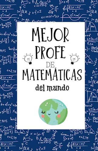 Mejor Profe De Matemáticas Del Mundo. Regalo Original Para P