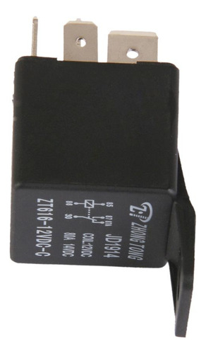Relé Spdt Para Motor De Vehículo, Camión, 12 V, 12, 80 A, 5