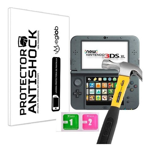 Imagen 1 de 1 de Protector Pantalla Anti-shock Nintendo 3ds Xl
