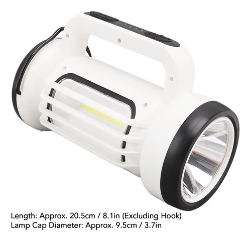 Linterna Led Recargable Para Acampar, Portátil, Para Exterio