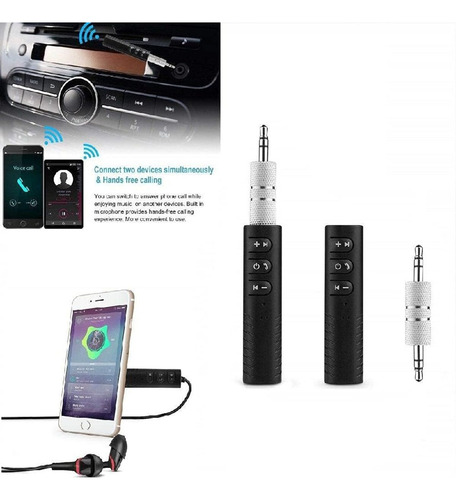 Receptor Adaptador Bluetooth Recargable Universal P/ Auto