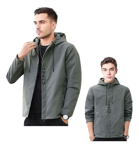 Chaqueta Fina A Prueba De Viento Casual Para Hombre Tactica