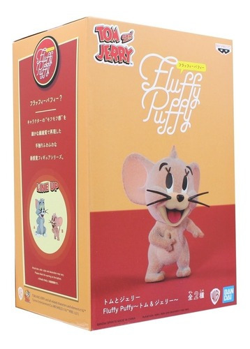 Tom & Jerry Fluffy Puffy Boneco Jerry Flocked Banpresto