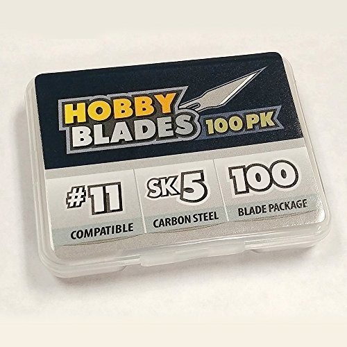 # 11 Hobby Blades - Corte De Precisión Sk5 Acero Al Carbono 