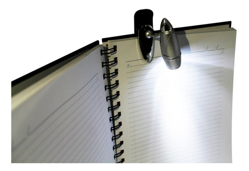 2 Lanterna Led Para Livro Luminaria Leitura Sem Fio