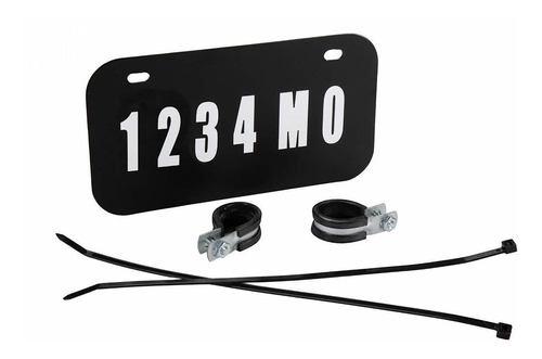 Raider Fs-12000 Atv/utv Kit De Matrícula Con Números Y Letra