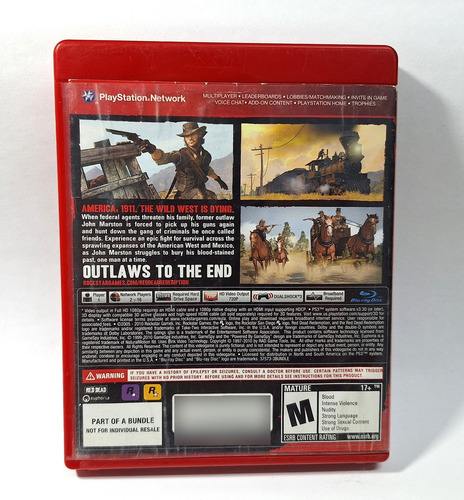 Red Dead Redemption Ps3 Playstation 3 Original (Usado)