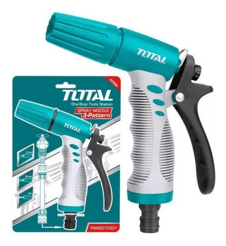 Pistola De Riego Para Mangueras 1/2 Total Tools Resistente