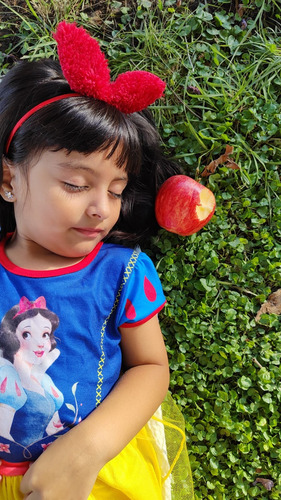 Vestido Princesa Blanca Nieves Snow White Tull Disney Nena