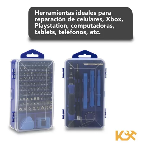 Desarmador Kit Reparacion Celulares Tablets Laptops 117 En 1