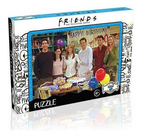 Top Trumps Friends - Puzzle De 1000 Piezas De Cumpleaños (wm