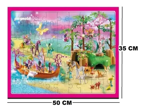 Imagen 2 de 4 de Puzzle Rompecabezas Inkdrop Playmobil Hada Infantil