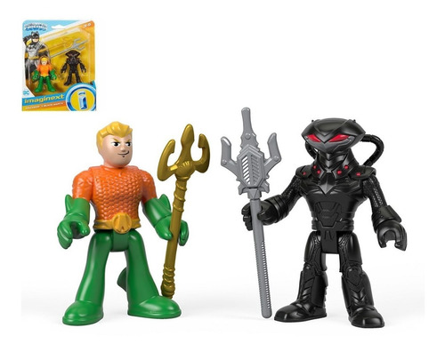 Aquaman + Black Manta + 2 Accesorios! Fisher-price Imaginext