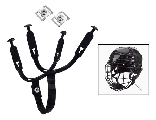 2 Correa Para La Barbilla Para Casco De Hockey, Suministros