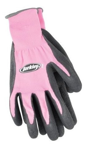 Berkley Btlcfg Recubierto Guantes Antideslizantes, Rosa.