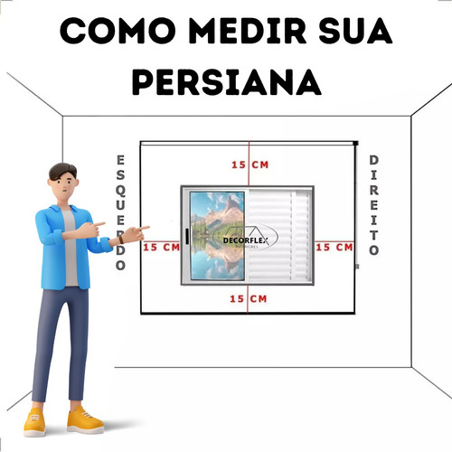 Rolô Double Vision Premium, Escolha A Cor