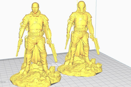 Book Of Boba Fett Figura Archivo Stl Para Impresora 3d