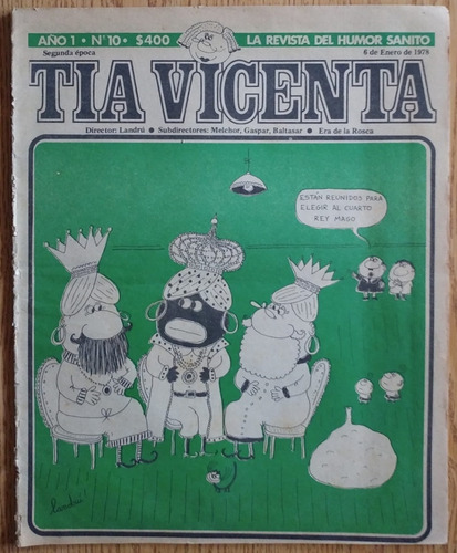 7 Revistas Tío Landru / Tía Vicenta / María Vizca (Usado)