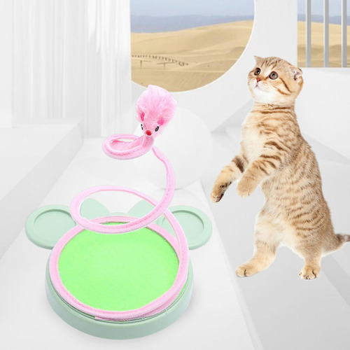 New,, Durable Pet Cat Spring Toy Scratch Kitty Play Games
