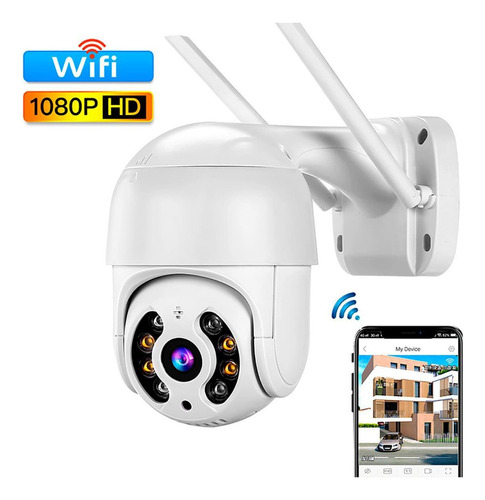 Cámara IP domo WiFi exterior impermeable HD - 2 MP