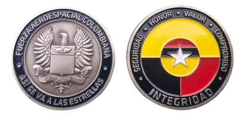 Moneda Conmemorativa Fuerza Aeroespacial Colombiana