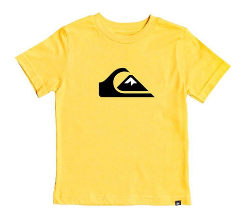 Remera Manga Corta Niños Boys Quiksilver Comp Logo