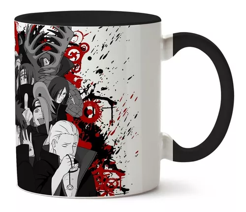 Caneca ecf Naruto Símbolo Akatsuki Preta Porcelana 325ml em Promoção na  Americanas