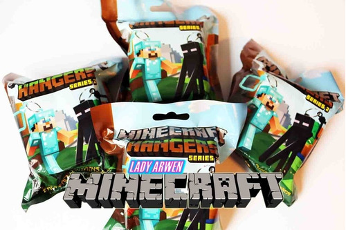Minecraft Hangers Serie 2 Sobre Sorpresa Llavero Articulado