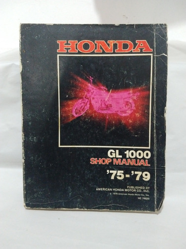 Honda Gl 1000 Shop Manual 