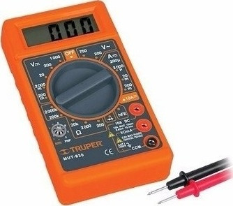 Tester Digital Truper Mut-830 Multimetro Corriente Ca Dc Bca