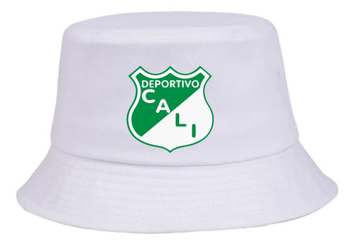 Gorro Pesquero Deportivo Cali White Sombrero Bucket Hat