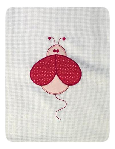 Manta Bebe Nido De Abeja Bordada 1,00x1,50mts